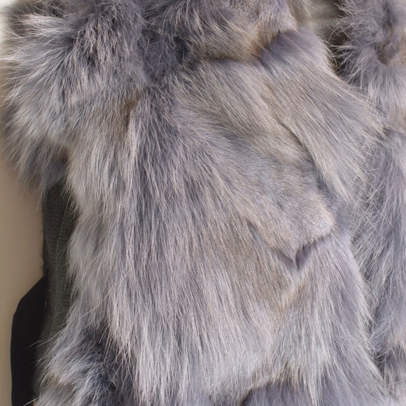 Lilyen 100% Fox Fur Tie-Front Vest - Picture 6 of 8